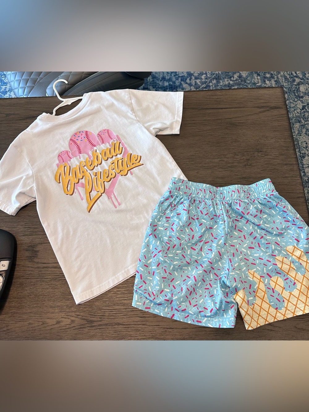 BB101 boys icecream short set YM